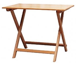 Bistro klaptafel 57x56cm Blank - Wit Zwart - Meubelfabriek BV