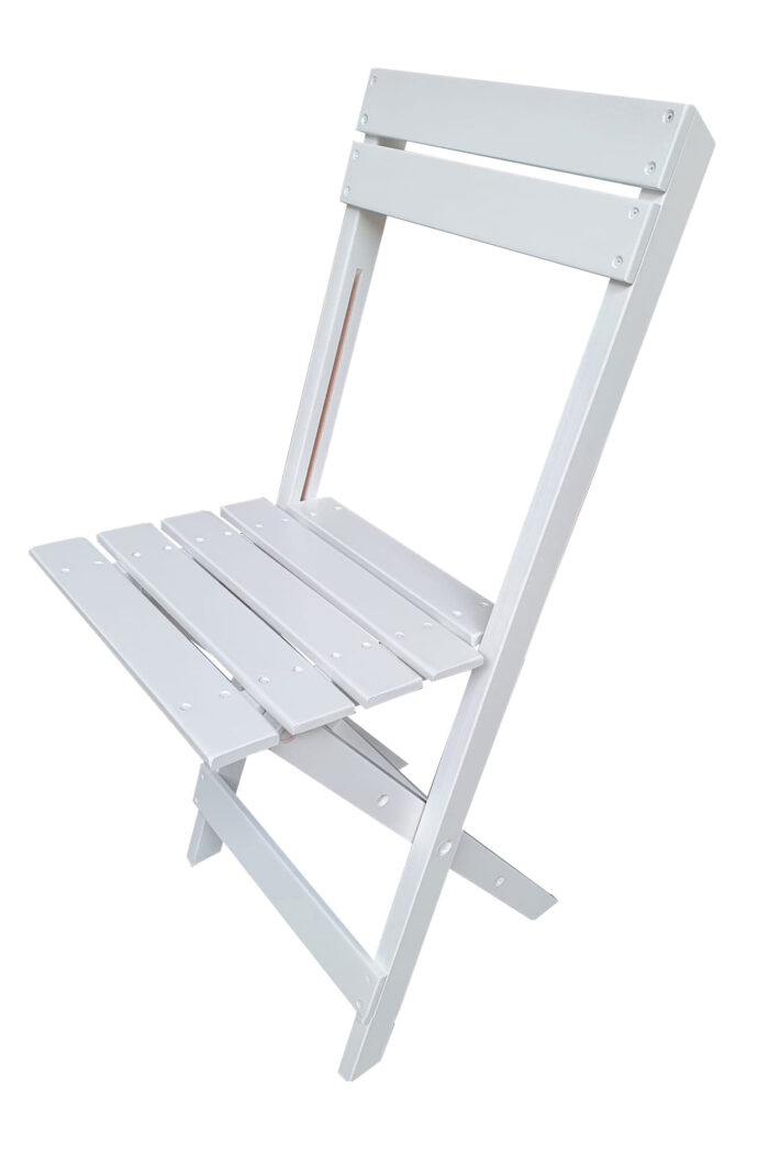 Festival witte houten trouw stoel wedding chair Wit